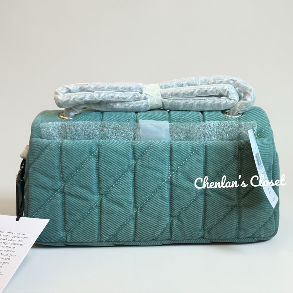 NWT Coach Denim Tabby Quilted 26 Convertible Shoulder Bag - Picture 8 of 16